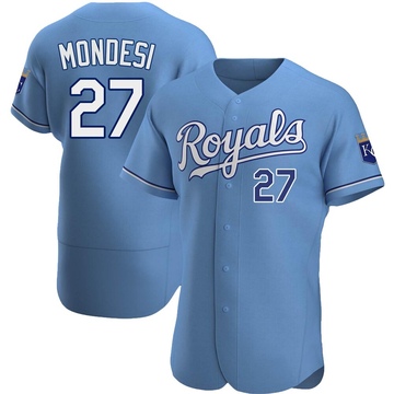Men's Kansas City Royals Adalberto Mondesi Light Blue Alternate Jersey - Authentic