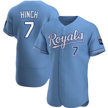 Men's Kansas City Royals A.j. Hinch Light Blue Alternate Jersey - Authentic