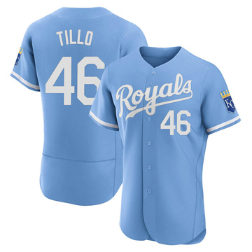 Men's Kansas City Royals Daniel Tillo Light Blue 2022 Alternate Jersey - Authentic