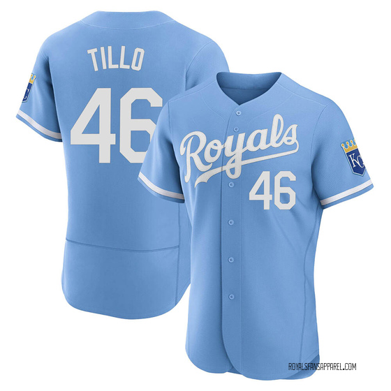 Men's Kansas City Royals Daniel Tillo Light Blue 2022 Alternate Jersey - Authentic