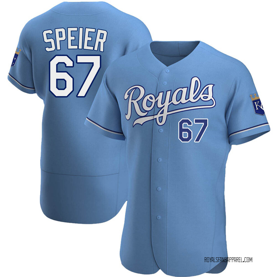 Men's Kansas City Royals Gabe Speier Light Blue Alternate Jersey - Authentic