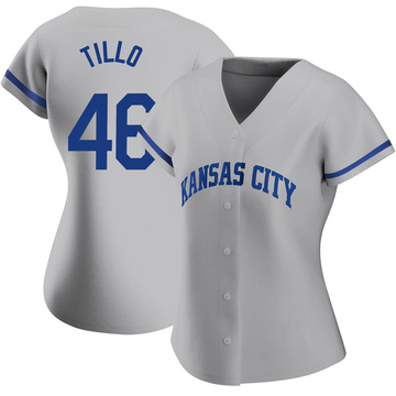 Women's Kansas City Royals Daniel Tillo Gray 2022 Road Jersey - Authentic