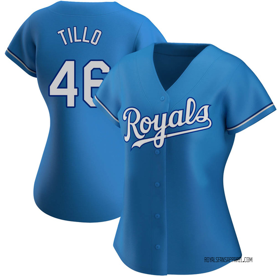 Women's Kansas City Royals Daniel Tillo Light Blue Alternate Jersey - Replica