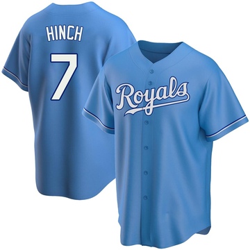 Youth Kansas City Royals A.j. Hinch Light Blue Alternate Jersey - Replica