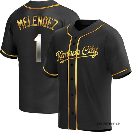Youth Kansas City Royals MJ Melendez Black Golden Alternate Jersey - Replica